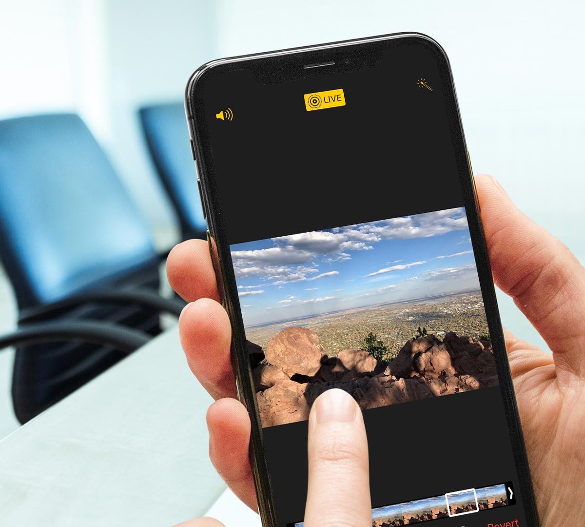 الصور الحية في الآيفون