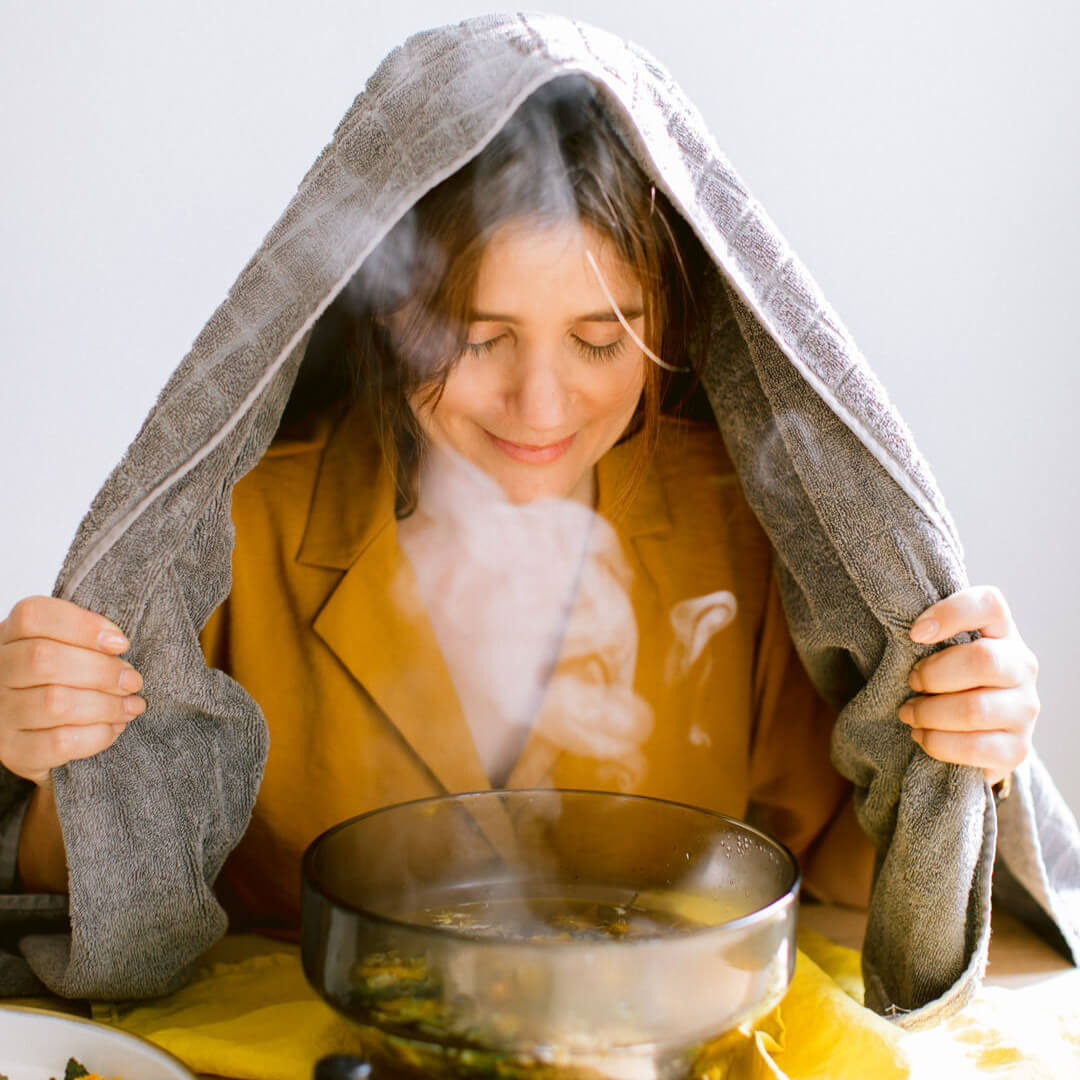 حمام البخار للبشرة