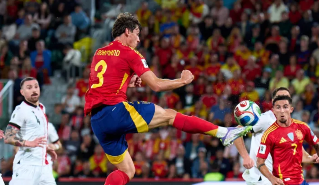 مباراة تصفيات كأس العالم بين إسبانيا وجورجيا