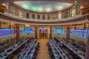 ارتفاع البورصة المصرية