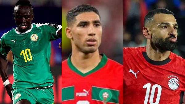 صلاح وحكيمي وماني في سباق ناري على أفضل لاعب في أفريقيا