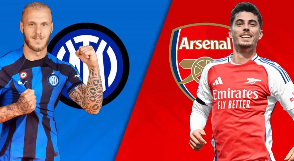 موعد مباراة إنتر ميلان وآرسنال في دوري أبطال أوروبا 2025/2026